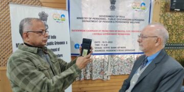 Campaign for promotion of Digital Life Certificate conducted in Srinagar