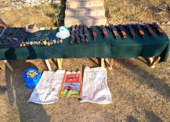8 AKS 74u, 12 Chinese Pistols Recovered In Uri  
