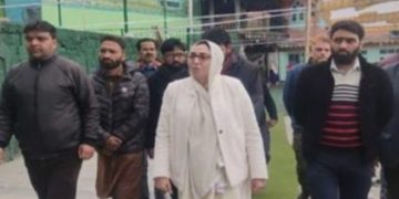 Dr Darakhshan inaugurates new works at Aishmuqam on Urs eve