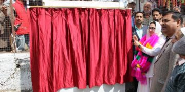 Dr Andrabi lays foundation for Waqf Parking & Musafir Khana at Doda, meets delegations