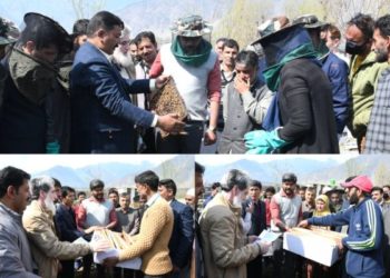 260 Honey Bee Colonies distributed among beneficiaries of block Gund under ABDP