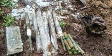 Huge Cache of Arms, Ammunition Recovered In Handwara