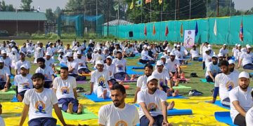 Directorate of Ayush organized Yoga programmes in Ganderbal.