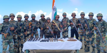 Huge cache of arms, ammunition recovered along LoC In Machal Kupwara: Army