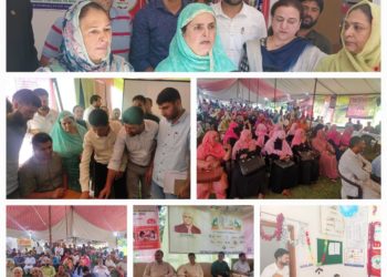 The Ayushman Bhava Nation wide Campaign, was kickstarted by Mr. Mushtaq Ahmad Simnani (JKAS) Additional District Development Commissioner Ganderbal