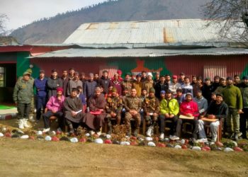 Agnipath Scheme:Online Form filling session for youth organised by 34 Assam Rifles