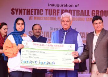 We have built modern sports infrastructure in J&K: LG  