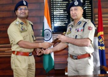 Shri Waseem Qadri (JKPS) assumes charge as SSP Ganderbal.