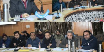 Progress of works under Jal Jeevan Mission reviewed at Pulwama