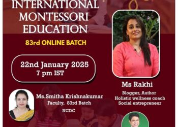 National Child Development Council to Inaugurate 83rd Online Batch of International Montessori Education