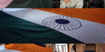 Aqsa International Foundation  Successfully Stitched National Flag Amid Patriotic Fervour