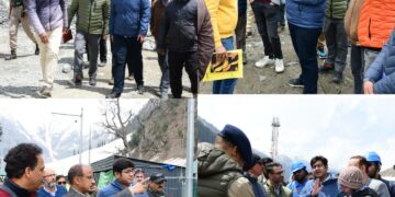 Deputy Commissioner Ganderbal Visits Baltal Base Camp, Reviews Preparations for SANJY 2025