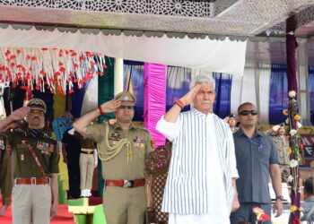 Lieutenant Governor attends Passing Out Parade of the BRTC 16th Batch of J&K Police at PTS Manigam, Ganderbal