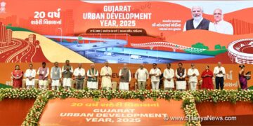 Prime Minister Shri Narendra Modi addresses the celebrations of 20 years of Gujarat Urban Growth story