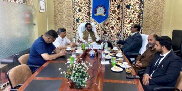 Hon’ble MP Mr. Aga Syed Ruhullah Mehdi visits CUKashmir