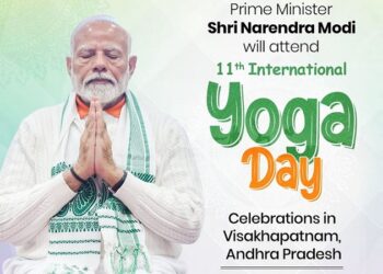 Prime Minister to Lead 11th International Day of Yoga Celebrations from Visakhapatnam