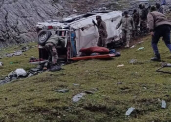 Two Killed, Several Injured as Traveller Vehicle Meets Accident Near Gumri, Drass