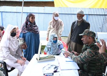 Indian Army’s 29 RR Organises Special Medical Camp in Baramulla, Benefits Over 580 Locals