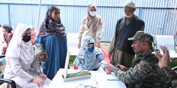 Indian Army’s 29 RR Organises Special Medical Camp in Baramulla, Benefits Over 580 Locals