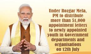 Prime Minister Shri Narendra Modi will Distribute More than 51,000 Appointment Letters