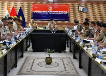 DGP J&K chairs Security Review Meeting in View of Independence Day 2025 & forthcoming Events
