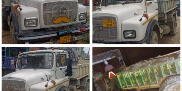 Ganderbal Police Seizes 04 Vehicles Involved in Illegal Extraction & Transportation of Minerals
