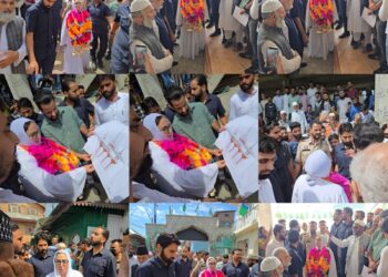 Dr Darakhshan Took Stock of the Ongoing Construction Works at Jinab Sahib Soura
