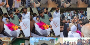 Dr Darakhshan Took Stock of the Ongoing Construction Works at Jinab Sahib Soura