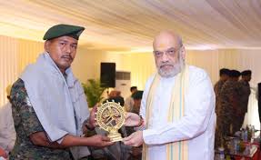 Shri Amit Shah Meets and Felicitates the CRPF, Chhattisgarh Police, DRG and Cobra Jawans who Successfully Carried out ‘Operation Black Forest’ on Karreguttalu Hill