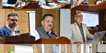 Kashmir University, in collaboration with ActionAid India, organized week long program at Gandhi Bhavan