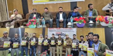Ground Reality Magazine Released with Great Enthusiasm at Town Hall Ganderbal