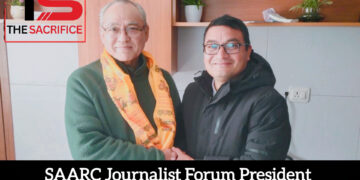 SAARC Journalist Forum President Raju Lama met Former Home Minister Thapa