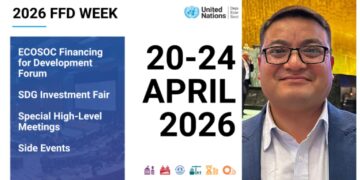SAARC Journalist Forum President Raju Lama Participating in High-Level UN Financing Forum