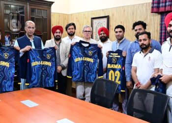 CM Omar Abdullah unveils Sher-i-Kashmir Cricket Club jersey, Releases wildlife Publication