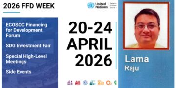 SAARC Journalist Forum President Raju Lama Participates in UN Development Financing Forum