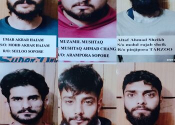 Sopore Police Book Six Miscreants under PSA for Disrupting Public Order; Zero Tolerance for Unlawful Activities
