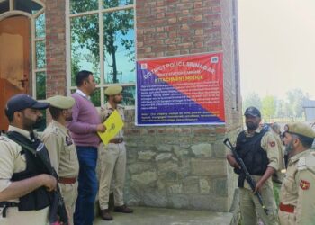 Crackdown Intensifies As Srinagar Police Targets Drug Kingpins’ ₹3.5 Crore Assets