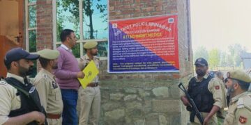 Crackdown Intensifies As Srinagar Police Targets Drug Kingpins’ ₹3.5 Crore Assets