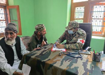 Indian Army Conducts Medical Camp in Ganderbal Under Operation Sadbhavna
