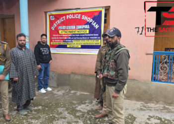 J&K Police attach Residential Property Acquired through Proceeds of Drug Trade in Shopian