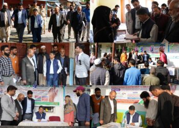 State Election Commissioner Visits Ganderbal, Reviews Panchayat Electoral Roll Revision