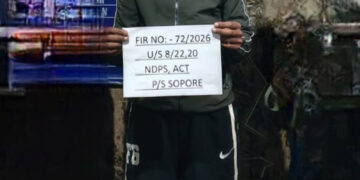 Sopore Police Apprehend Drug Peddler; Psychotropic and Contraband Substances Recovered