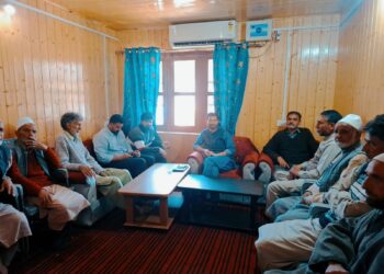 Imran Shah Presided Over Key Organizational Meeting at Khanabal, Calls for Strengthened Grassroots Mobilization