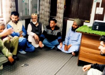 NC Leader Imran Shah Distributes Relief, Extends Support to Victims of Mattan Adda Fire Tragedy