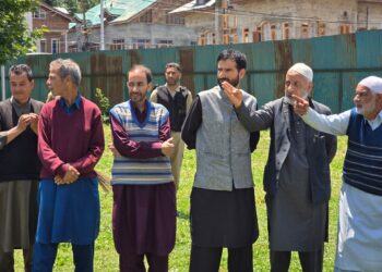 NC District Vice President Imran Shah Visits Eidgahs and Religious Places Ahead of Eid, Reviews Arrangements
