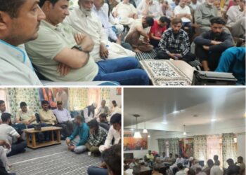 First-Time ‘Mann Ki Baat’ Listening Programme Held at Khanyar Under Leadership of Mohammad Anwar khan in Downtown Srinagar