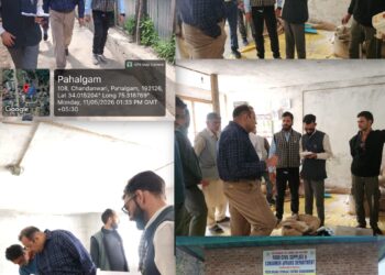Saurabh Bhagat Reviews Development Works, SANJY-2026 Preparedness at Pahalgam