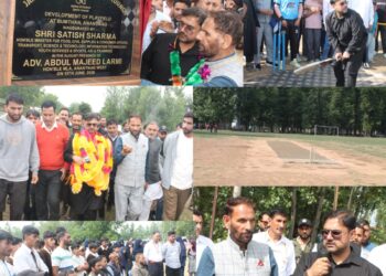 Satish Sharma Reviews Sports Facilities Across Anantnag; Announces Major Infrastructure Upgrades