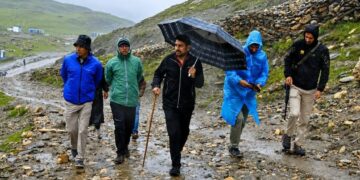 Secretary RDD Reviews Sanitation Services for SANJY 2026 along Pahalgam Axis